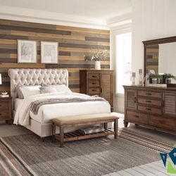 4-PCS Queen Size Bedroom Set in Offer 🔥🔥🔥