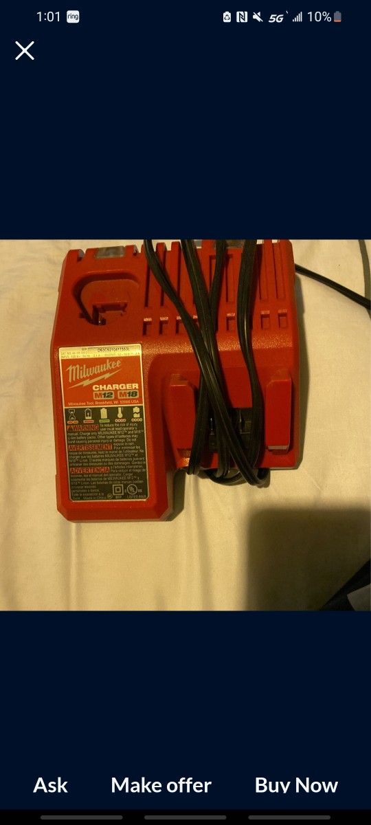 Milwaukee Charger 30 Bucks 
