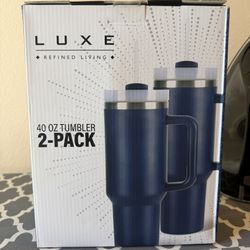 Two pack Navy Blue Tumblers! 