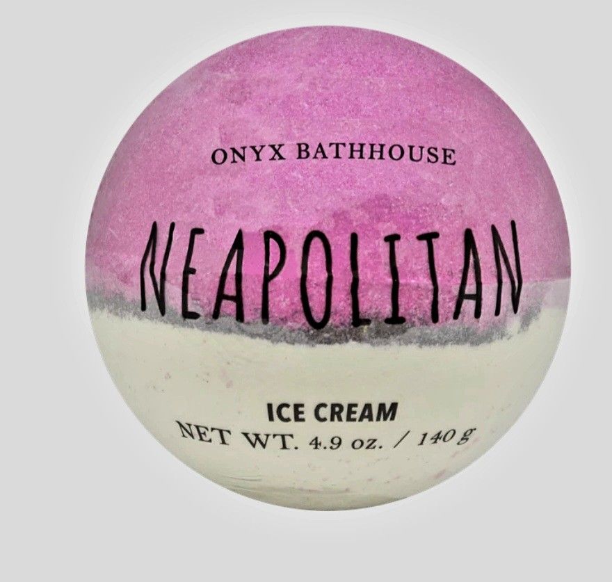 Onyx Bathhouse Neapolitan Bath Bomb