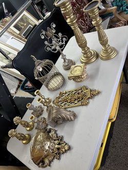 Gold decor accents.  Sold together!