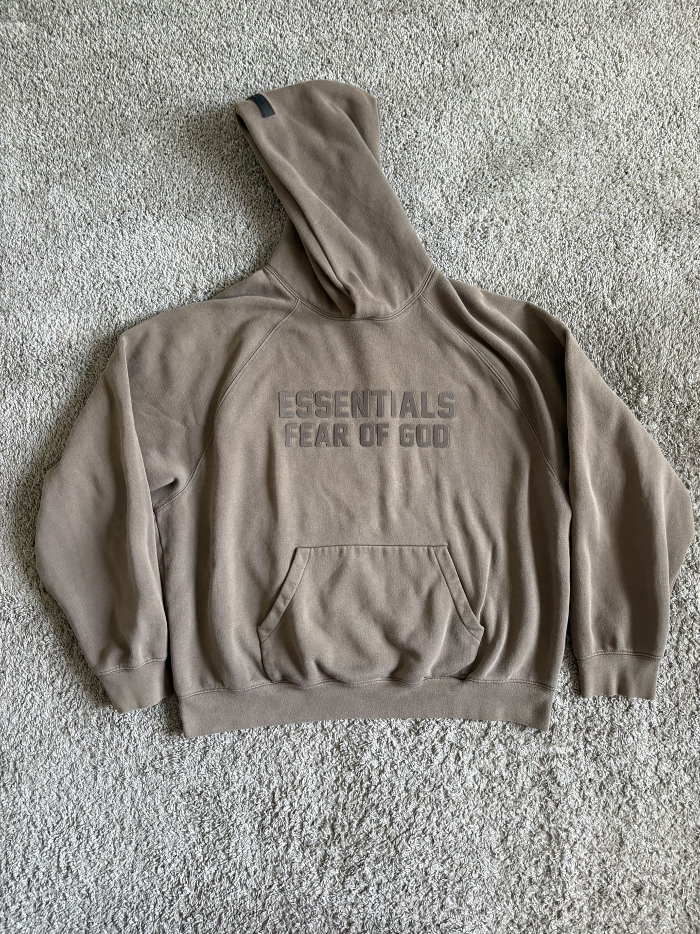 Essentials Tan Hoodie