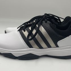 Adidas Men Size 7 360 Traxion Bounce Q44994 Lace Up Black/White Golf Shoes