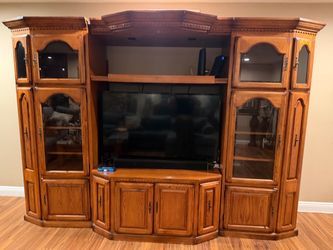 Home Entertainment Center Wood
