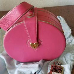 Juicy Couture Hat/Wrist Wrist Handbag-Pink  Patsy