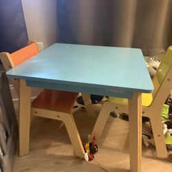 Table And Two Chairs 