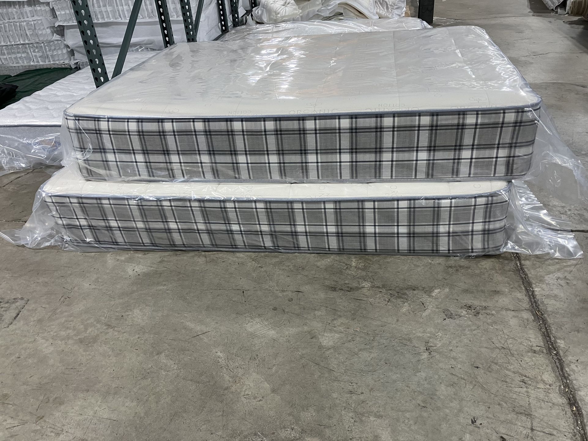 Are You Looking For A New Mattress? We Have All Sizes Available New In Plastic. Exellent Quality Affordable Prices. Twin  At $99. Hablamos Espsñol.