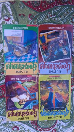 Vintage GooseBumps Books set of 4