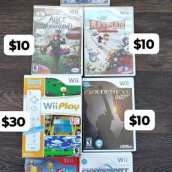 Nintendo Wii Video Games(Tap Pic For Prices)