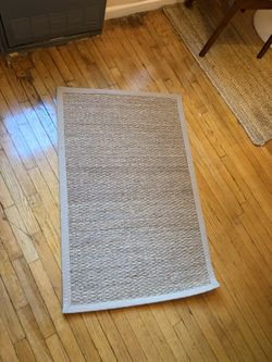 2’6” X 4’ Jute Seagrass Rug