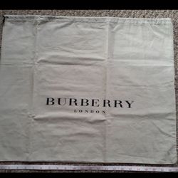Burberry clearance dust bag