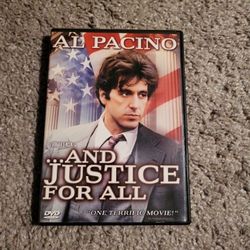 And Justice For All.  Dvd.