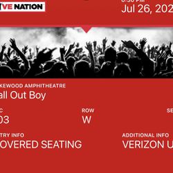 Fall Out Boy Tickets 