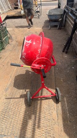 Mortar mixer needs motor 40 bucks
