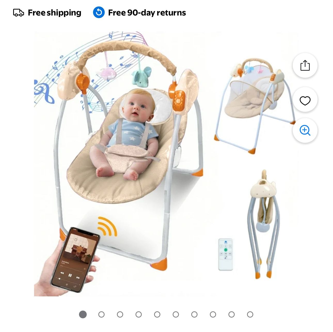 Electric Baby Rocking Chair