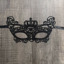 New Black Lace Filigree Masquerade Mask