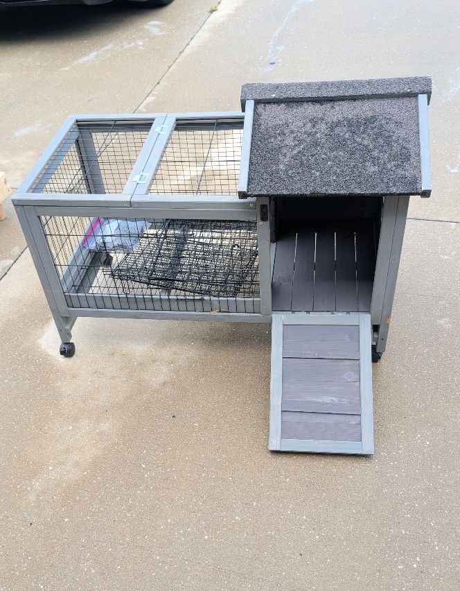 Aivituvin Rabbit Hutch + Handmade Playpen