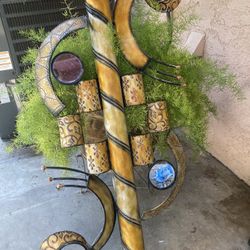 Art Decoration Metal And Glass 