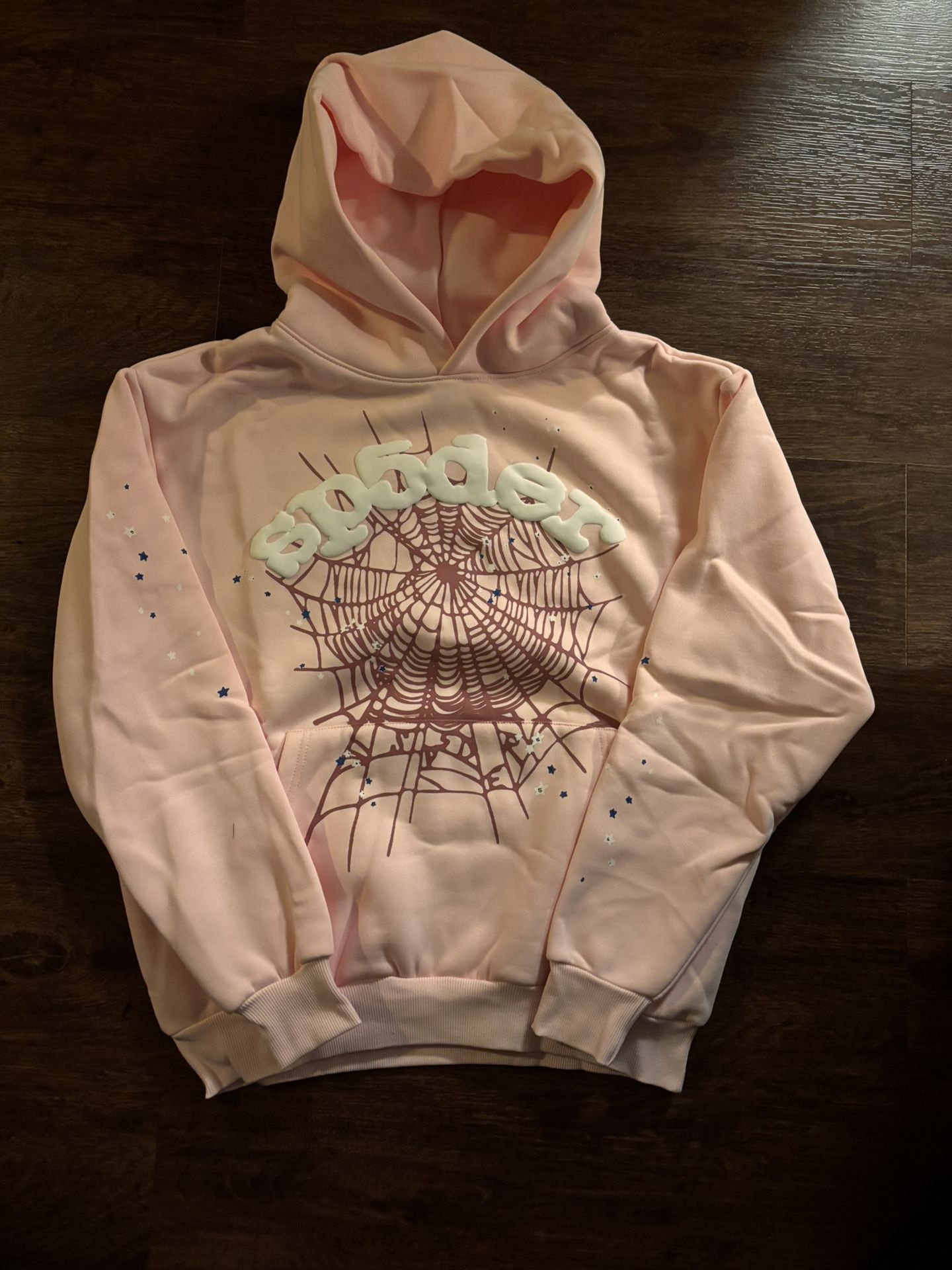 SMALL LIGHT PINK SP5DER HOODIE