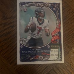 CJ Stroud Rookie- Allen And Ginter Spotless Spans 