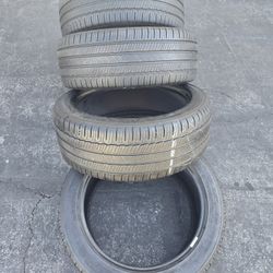 Set. Tires. 235. 45. 18. Michelin 