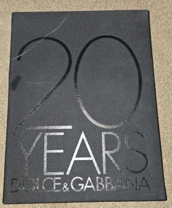 Dolce &Gabbana 20 Years Book 