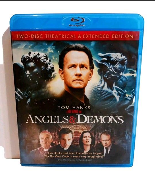 Angels & Demons: Blu-ray 2009 3-Disc Set Theatrical & Extended Edition Brand New