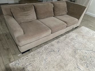 Tan couch.