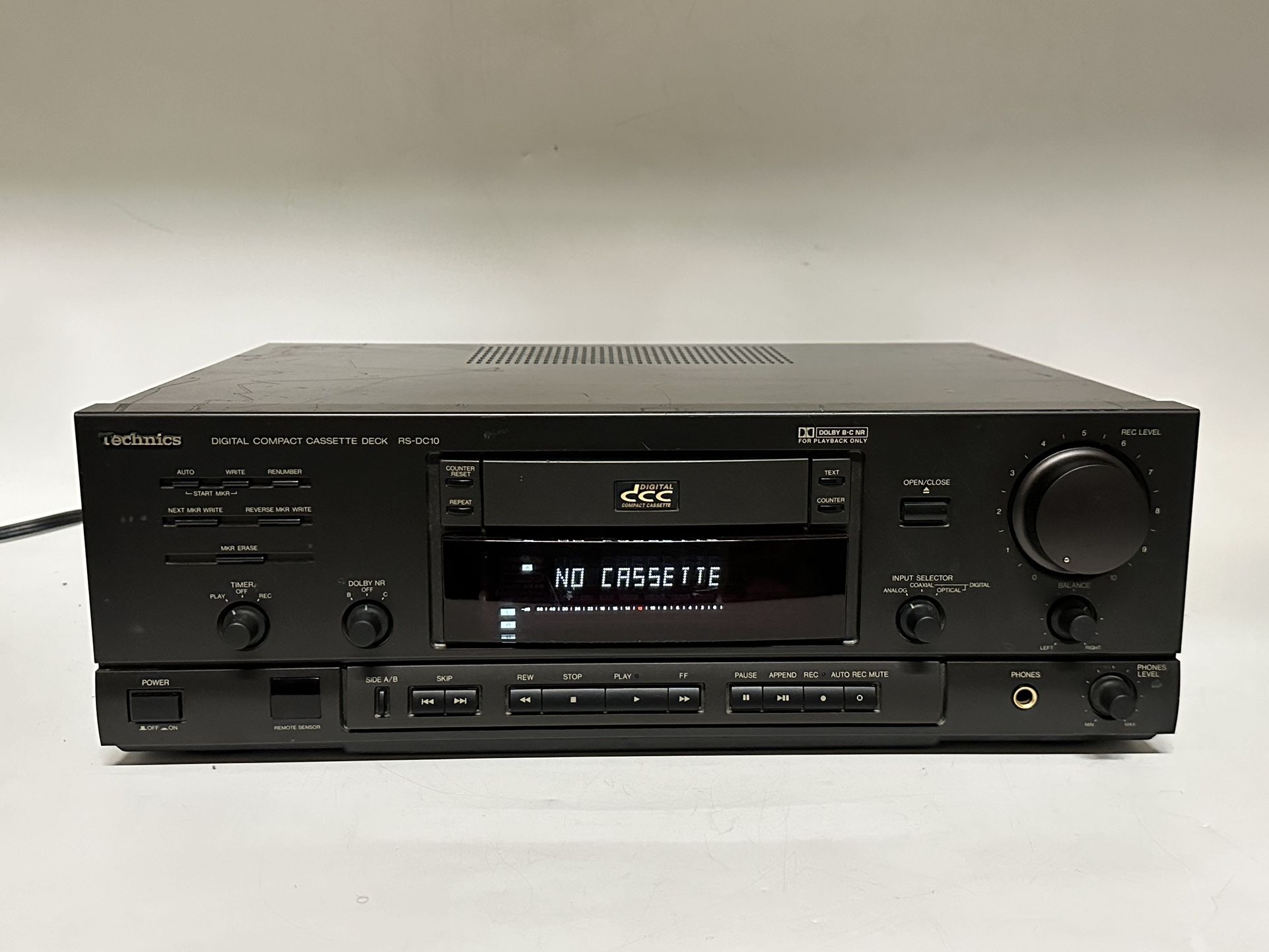 Technics RS-DC10 DCC Digital Compact Cassette Player / Recorder ~ No Remote