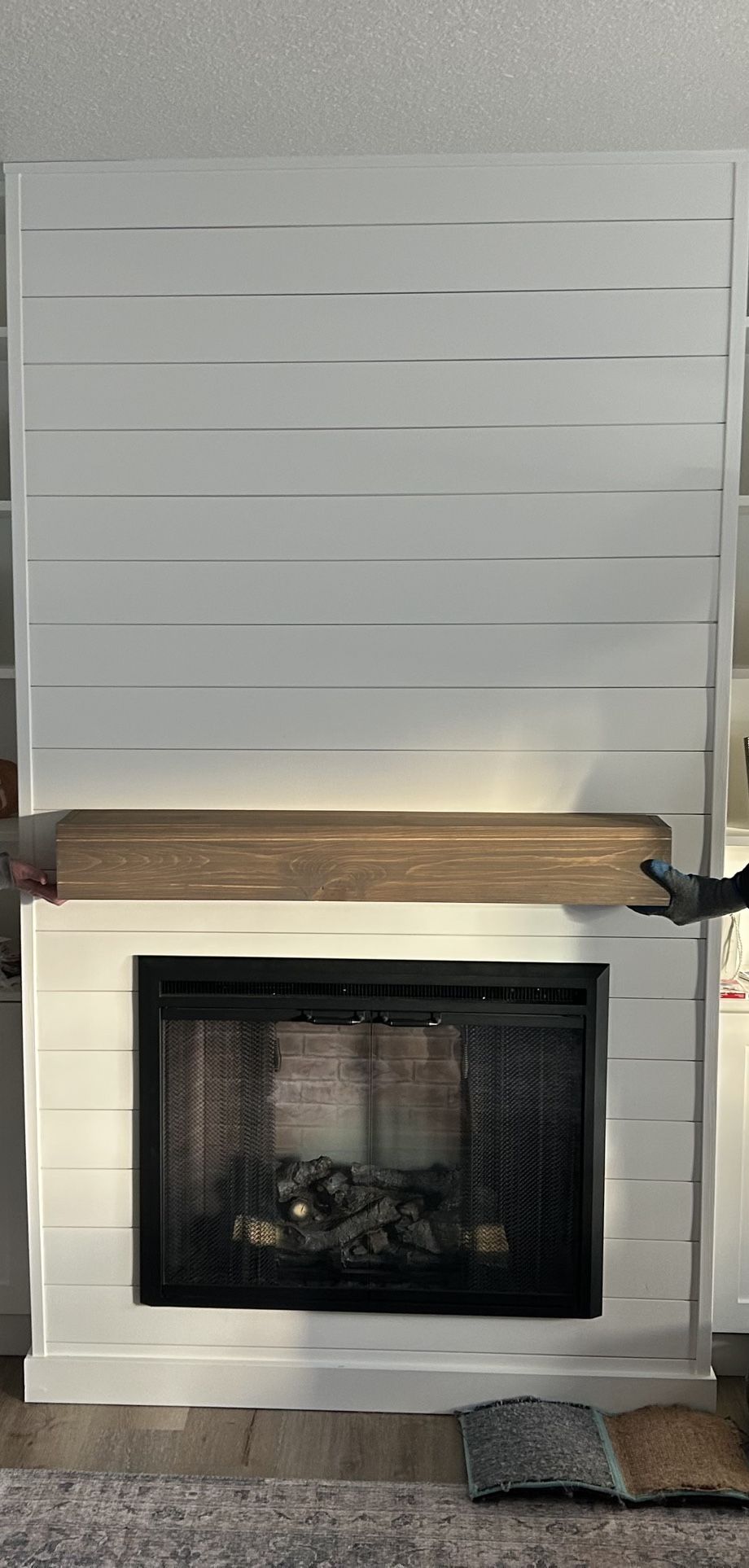 Wood Mantle 43 Inches Long X 5.5 Inches Wide X 6 Inches Deep