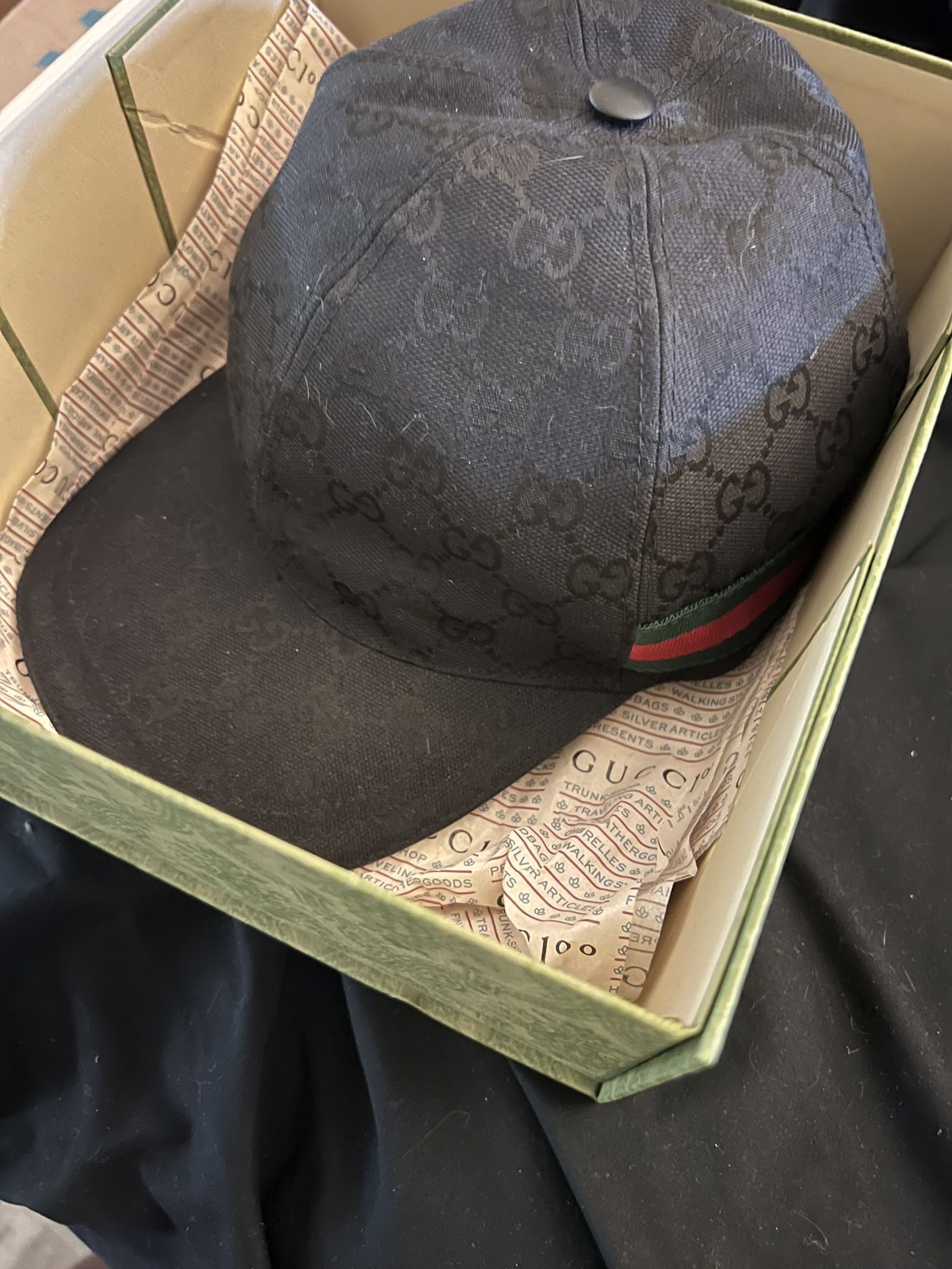 Gucci - Original GG Canvas Baseball Hat With Web 