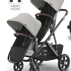 UPPABaby VISTA  DOUBLE Stroller (GRAY) 2 Chairs