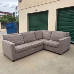 West Elm Corner Couch- 3 pieces 🛻Delivery Available🛻
