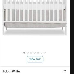 Dream On Me Synergy 5 In 1 White Crib