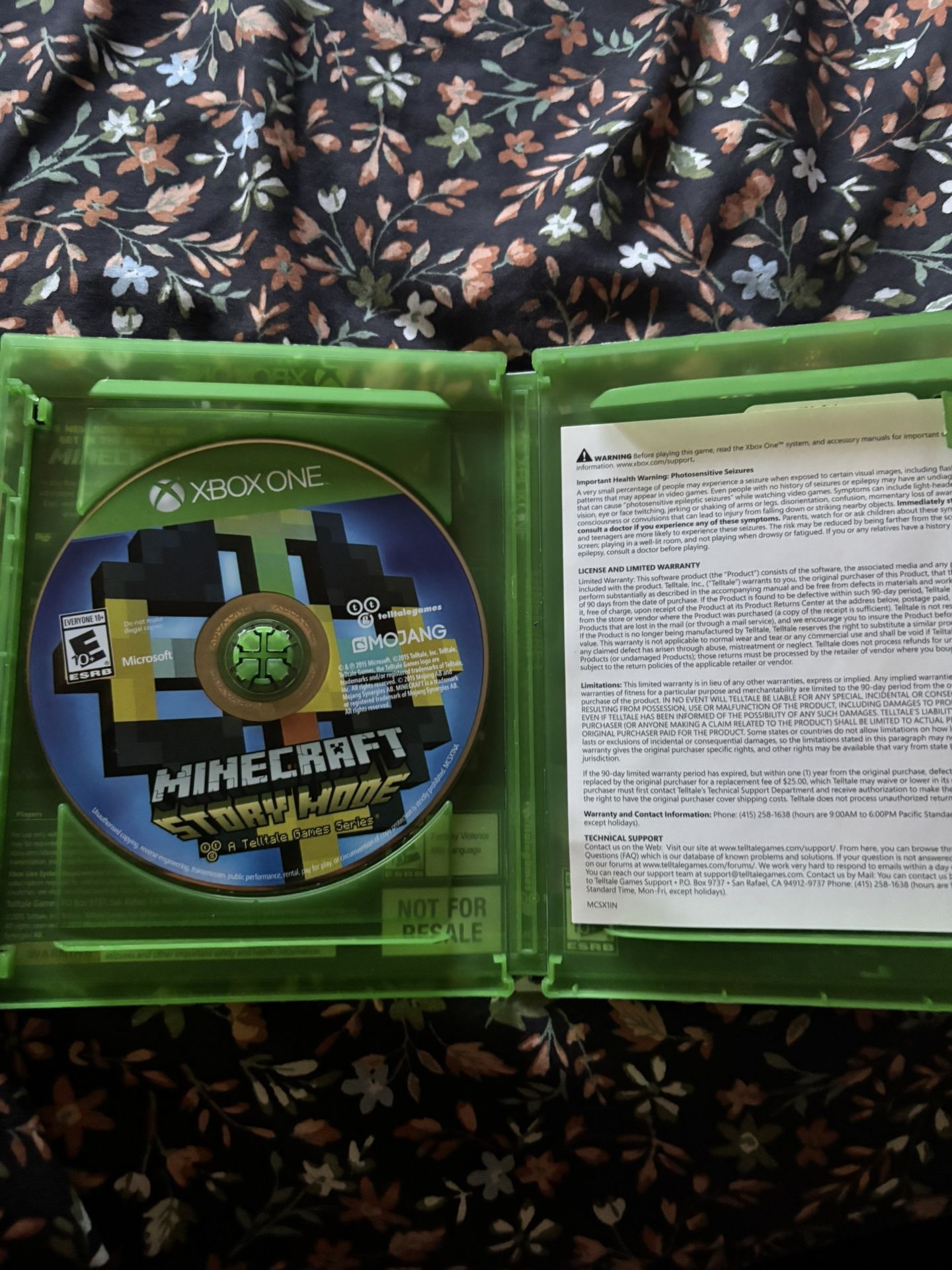 minecraft story mode xbox one