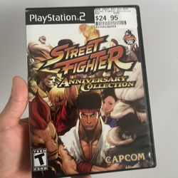 Street Fighter Anniversary Collections PS2 