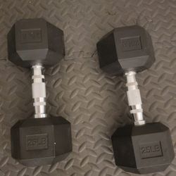 20lbs (X2), 25lbs (X2)