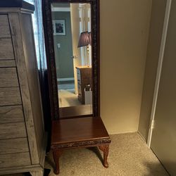 Vintage Mirror With Stand 