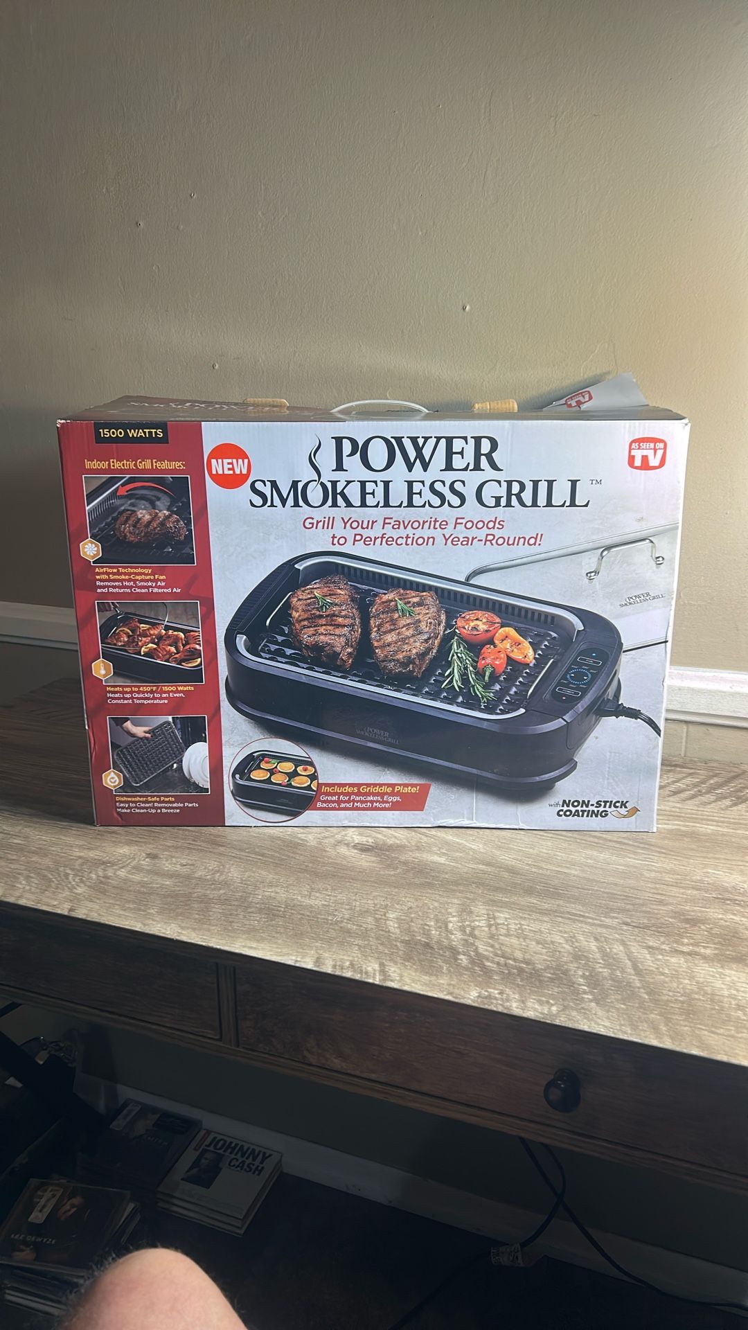 Power Smokeless Grill by Tristar New In Box. 