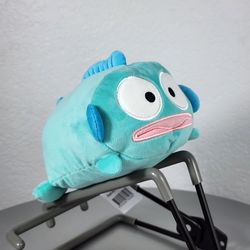 6" Sanrio Hangyodon in Teal Roll Plush