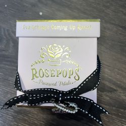Rosepops Preserved Petals W/ Mom Rhinestone Pin