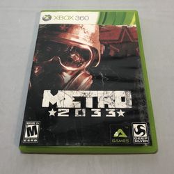 Metro 2033 Xbox 360 Complete