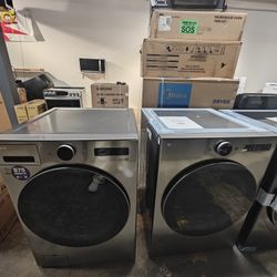 LG new model washer and dryer set