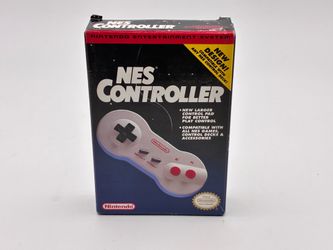 OEM Nintendo NES Dogbone Controller NES-039 w/ Original Box Top Loader Untested