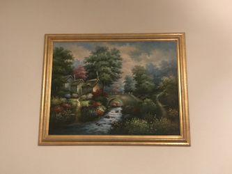 Oil paint with very expensive frame