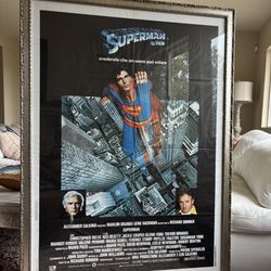 Superman Vintage 1979 Italian Theater Poster