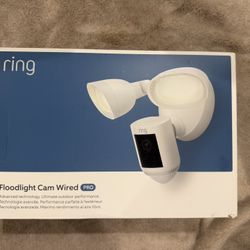 Ring Floodlight Cam Pro with 2K Video and Ring Vision, 2 LED Lights, Dual Band Wi-Fi, and 3D Motion Detection