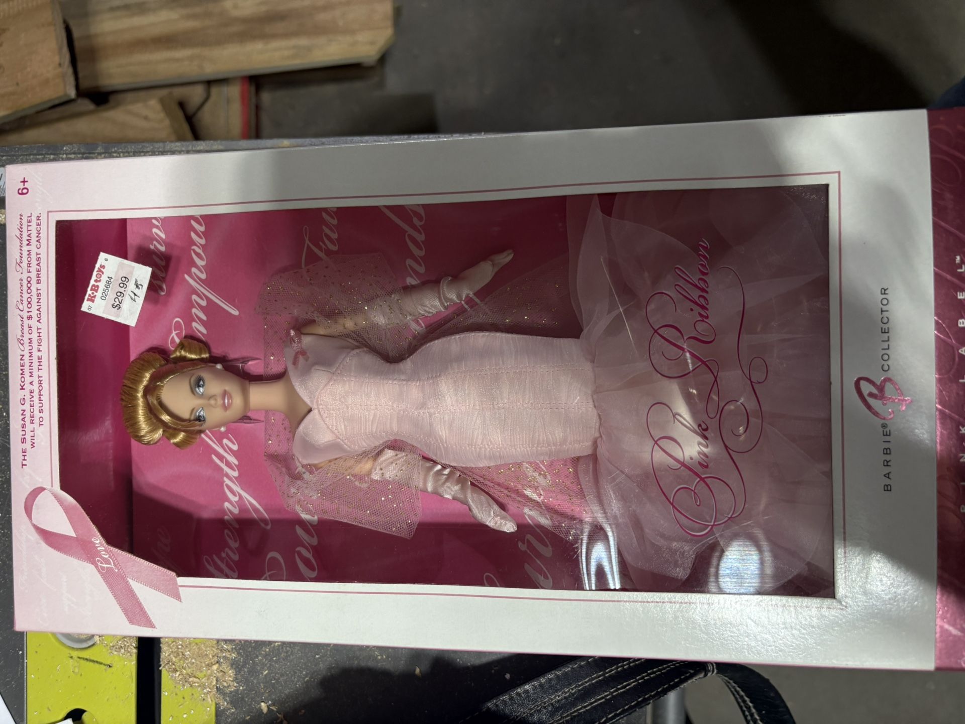 Pink Ribbon Barbie Doll Breast Cancer