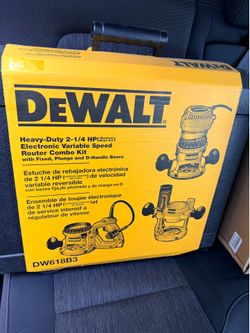 NEW DeWalt DW618B3 router kit