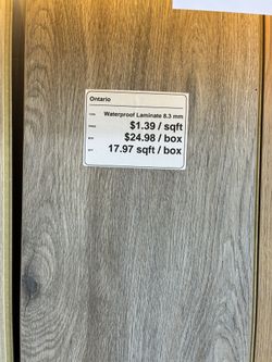 8.3mm Waterproof Laminate Flooring - Ontario